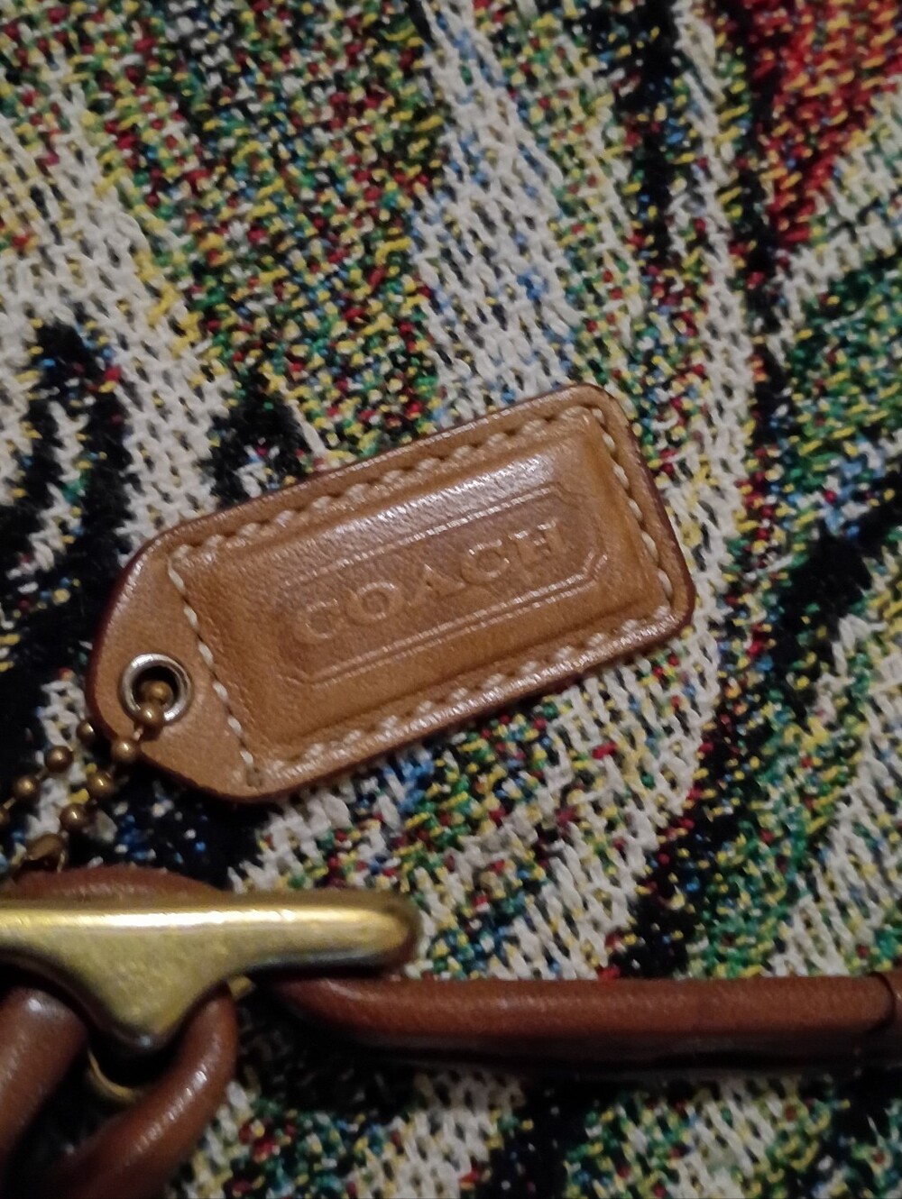 90's Vintage Coach Janice 9950 Leather Shoulder Bag - Picture 3 of 7